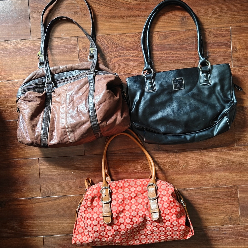 3 Satchel Purses
